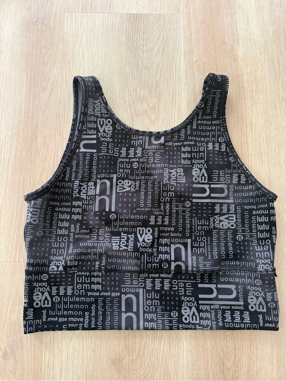 NWOT lululemon power pivot everlux tank top *motif size 12